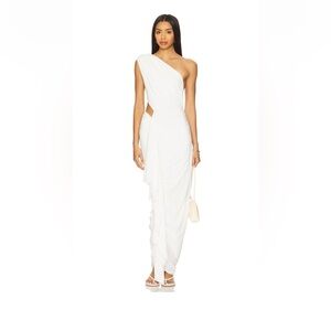 Revolve Grecian Draped Dress
